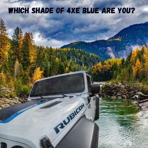 Matching The Blue Accents On Your Jeep® Wrangler 4XE