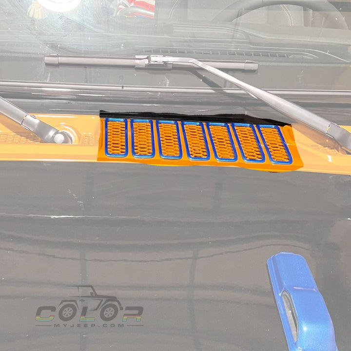 Windshield Wiper Cowl Grill Trim Set