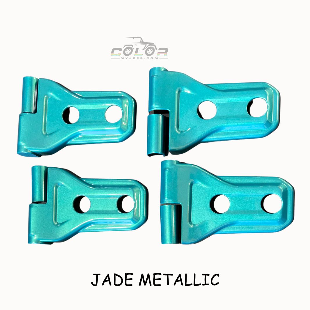 Door Hinge Accent Covers Exterior Jeep Trim, 2 Door JL, JLU, Sahara, Rubicon, Wrangler