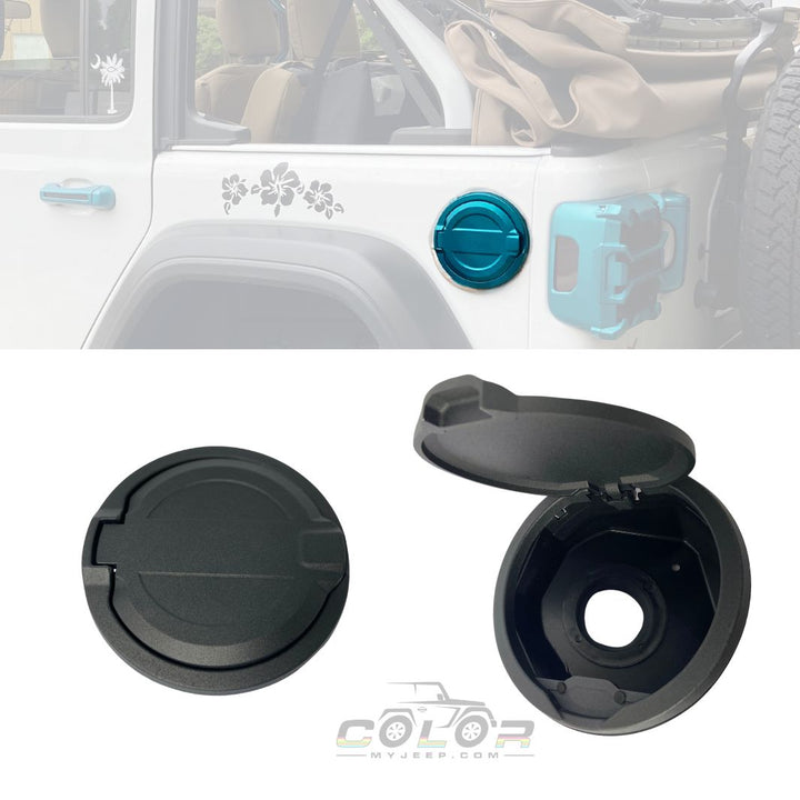 Fuel Tank Cover Gas Cap Exterior JL, JLU,  Jeep Wrangler